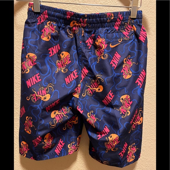 New Nike Octopus Swim Trunks Shorts Size L Kids - Picture 6 of 9